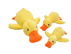 Calming Squeaky Duck Plush Pet Toy – Soothing Dog & Cat Toy in S/M/L Sizes