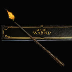 Fire-Breathing Magic Wand Toy – Electronic Fireball Prop for Role-Play & Decor