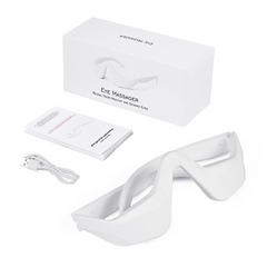 Wireless Red Light Eye Massager – Heat Compress Eye Care Device for Strain & Dark Circles