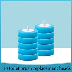 Disposable Toilet Brush with Storage Base – Hygienic Replaceable Head Bathroom Cleaner