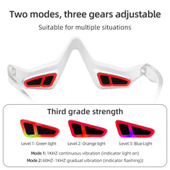 Wireless Red Light Eye Massager – Heat Compress Eye Care Device for Strain & Dark Circles