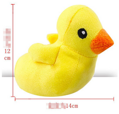 Calming Squeaky Duck Plush Pet Toy – Soothing Dog & Cat Toy in S/M/L Sizes