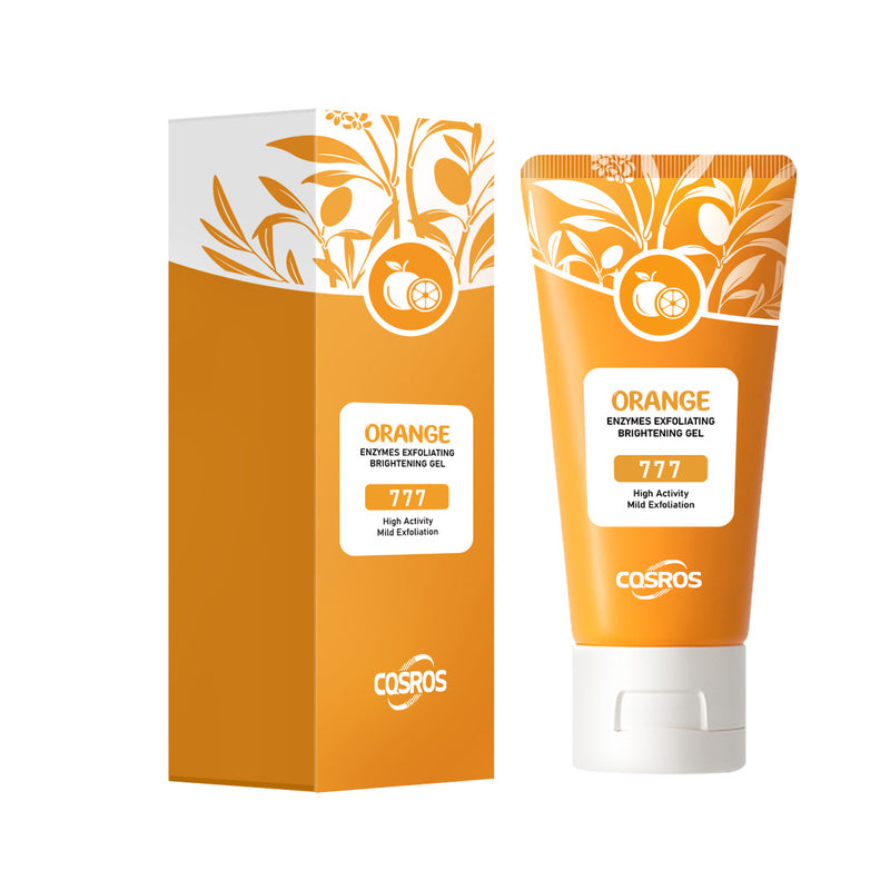 Orange Exfoliating Whitening Gel – Brightening Skin Care Body Scrub Gel