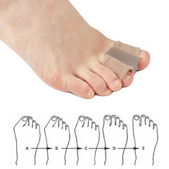 Fiber Toe Separator – Soft Gel Toe Spacers for Bunion Relief & Foot Alignment