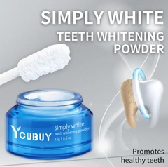 Teeth Whitening Brightening Powder – Enamel-Safe Stain Removal for Coffee Tea & Smoking
