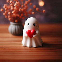 Halloween Ghost Ornament – Spooky Decorative Figurine for Home & Party Decor