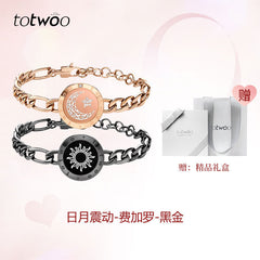 Totwoo Smart Couple Bracelet – Long Distance Touch Flash & Vibration Bracelet Set