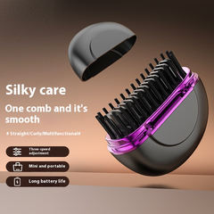 Portable Ceramic Hair Straightener – Mini Travel Flat Iron for Smooth Frizz-Free Hair