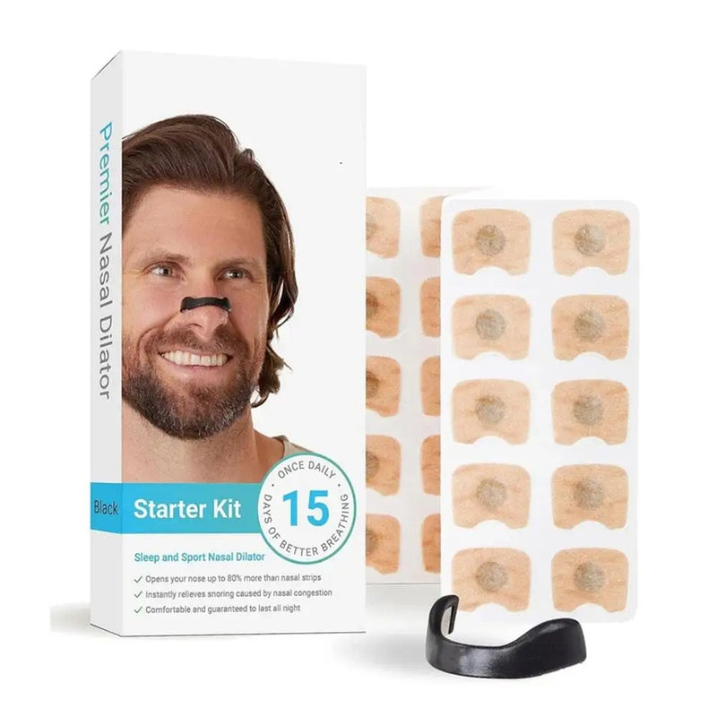 Magnetic Nasal Dilator Strips for Better Sleep – Anti-Snoring Nose Strips for Easier Breathing