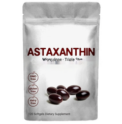 Astaxanthin Soft Capsules – 120 Antioxidant Tablets for Metabolism & Liver Health
