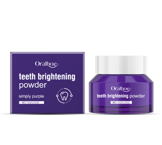 Purple Whitening Tooth Powder – Natural Fluoride-Free Teeth Whitening & Gum Care Formula
