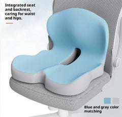 Memory Foam Backrest Cushion – Lumbar Support for Office Chair & Car Seat