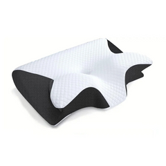 Memory Foam Cervical Neck Pillow – Ergonomic Contour Pillow for Neck Pain Relief