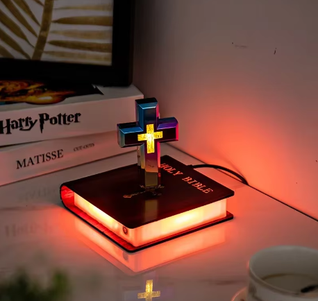 Magnetic Levitating Starry Sky Ornament – Floating Globe Desk Decoration & Night Light