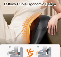 Neck & Shoulder Massage Pillow – Electric Shiatsu Kneading Massager with Heat