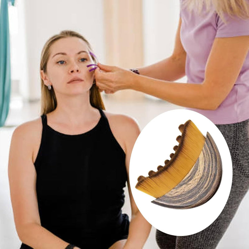 Facial Lymph Massage Brush – ABS Contouring Tool for Face Drainage & Skin Revitalization