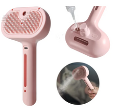 Pet Hair Spray Brush – 2-in-1 Grooming Brush with Water Sprayer for Dogs & Cats