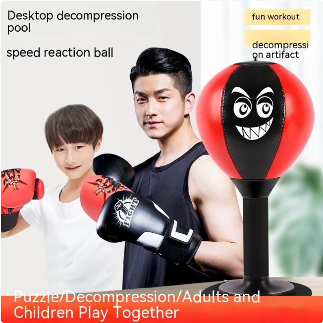 Desktop Punch Speed Ball for Kids – PU Stress Relief & Hand-Eye Coordination Training Toy