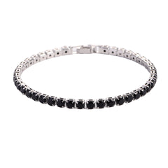 Hip Hop Micro Zircon Tennis Bracelet – Copper CZ Diamond Bracelet 17cm 19cm