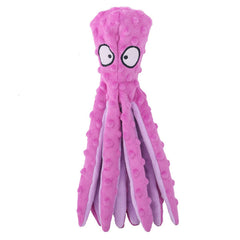 Bite-Resistant Plush Octopus Dog Toy – Interactive Squeaky Pet Toy 32cm