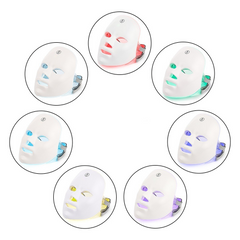 LED Light Therapy Face Mask – 7-Color Skin Rejuvenation & Anti-Aging Treatment Mask