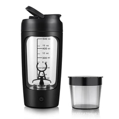 Electric Protein Shaker Bottle – Portable USB Rechargeable Blender Bottle for Whey & Supplements