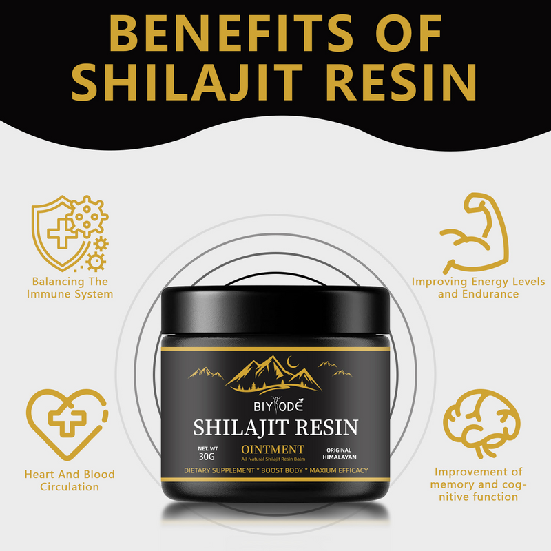 Natural Pure Shilajit Resin 30g – Himalayan Mineral Supplement for Energy & Vitality
