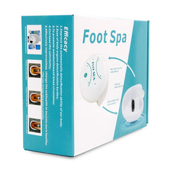 Portable Ion Foot Bath Massager – Bubble Foot Soak for Home & Travel Foot Care