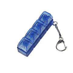 Transparent PC Mechanical Switch Tester – LED Light Stress Relief Desk Toy