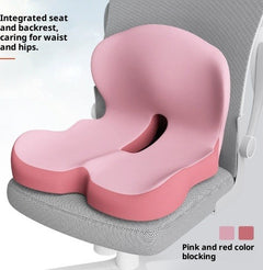 Memory Foam Backrest Cushion – Lumbar Support for Office Chair & Car Seat