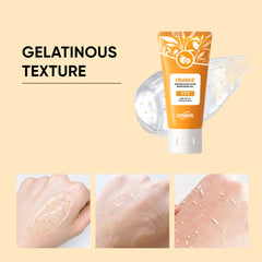 Orange Exfoliating Whitening Gel – Brightening Skin Care Body Scrub Gel