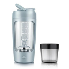 Electric Protein Shaker Bottle – Portable USB Rechargeable Blender Bottle for Whey & Supplements