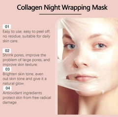 Hydrating Collagen Peel-Off Face Mask – Firming & Moisturizing Skin Treatment