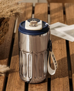 Smart Digital Thermal Coffee Mug – 450ml Stainless Steel Vacuum Flask with Temperature Display