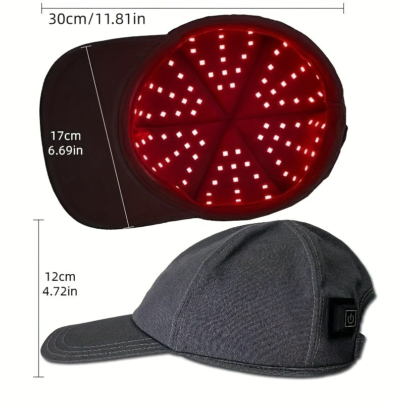 Red Light Therapy Hair Growth Cap – 650nm LED Scalp Stimulator for Hair Loss
