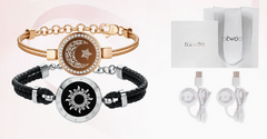 Totwoo Smart Couple Bracelet – Long Distance Touch Flash & Vibration Bracelet Set