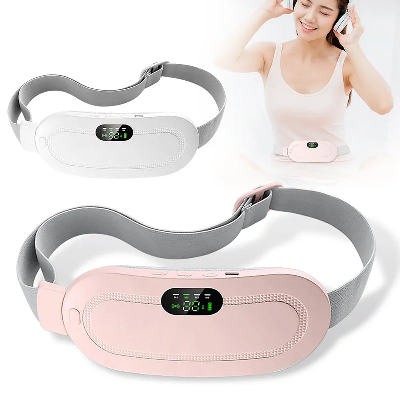 Electric Heating Belt for Menstrual Pain Relief – Adjustable Heat Pad Massager