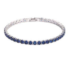 Hip Hop Micro Zircon Tennis Bracelet – Copper CZ Diamond Bracelet 17cm 19cm