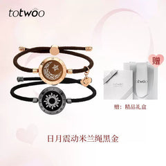 Totwoo Smart Couple Bracelet – Long Distance Touch Flash & Vibration Bracelet Set