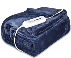 3-Level Safety Heated Electric Blanket – Adjustable Temperature Warming Throw