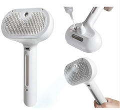 Pet Hair Spray Brush – 2-in-1 Grooming Brush with Water Sprayer for Dogs & Cats