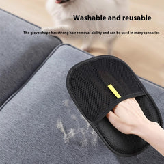 Pet Grooming Glove – Dual-Sided Silicone Hair Remover Mitt for Dogs & Cats