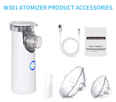 Portable Handheld Nebulizer Inhaler – Compact Mesh Nebulizer for Asthma & Respiratory Relief