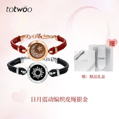 Totwoo Smart Couple Bracelet – Long Distance Touch Flash & Vibration Bracelet Set