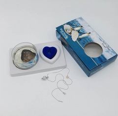 Pearl Wish Necklace Gift Box – Freshwater Pearl Pendant in 17 Colors