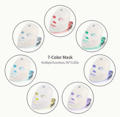 LED Light Therapy Face Mask – 7-Color Skin Rejuvenation & Anti-Aging Treatment Mask