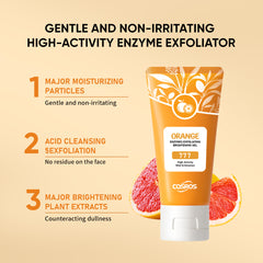 Orange Exfoliating Whitening Gel – Brightening Skin Care Body Scrub Gel